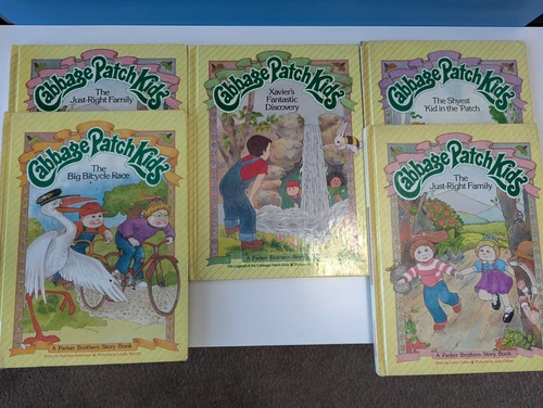 Vintage Cabbage Patch Kids Books 1980s Set of 5