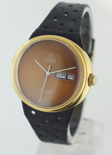 Rzadki zegarek męski vintage Omega 18k z litego złota - Zdjęcie 1 z 19