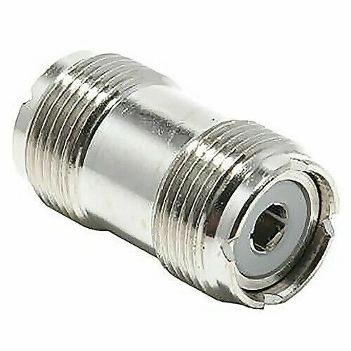1X SO-239 UHF Female to Female Coupler RF Adapter Barrel Connector for PL-259 - Image 3 of 4