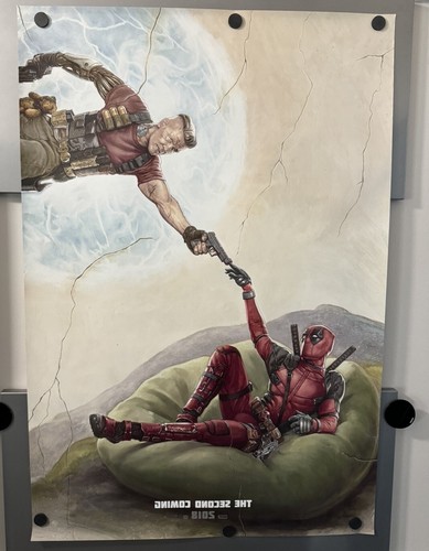 Deadpool 2 - Original DS Movie Poster - 27x40 D/S - 2018 The Second Coming - Picture 4 of 16