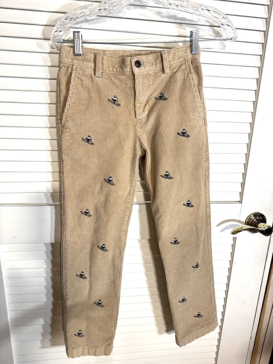 Brooks Brothers Tan Corduroy Ski Embroidered Chino Pants Brooks Brothers Tan Corduroy Ski Embroidered Chino Pants