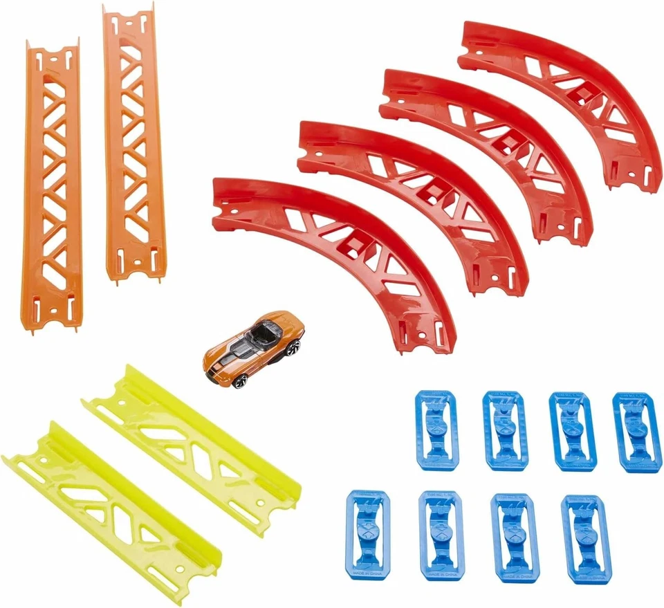 Hot Wheels GLC8 Toy Car Track Set Track Builder Playset Premium Curve Pack New - Image 2 of 4