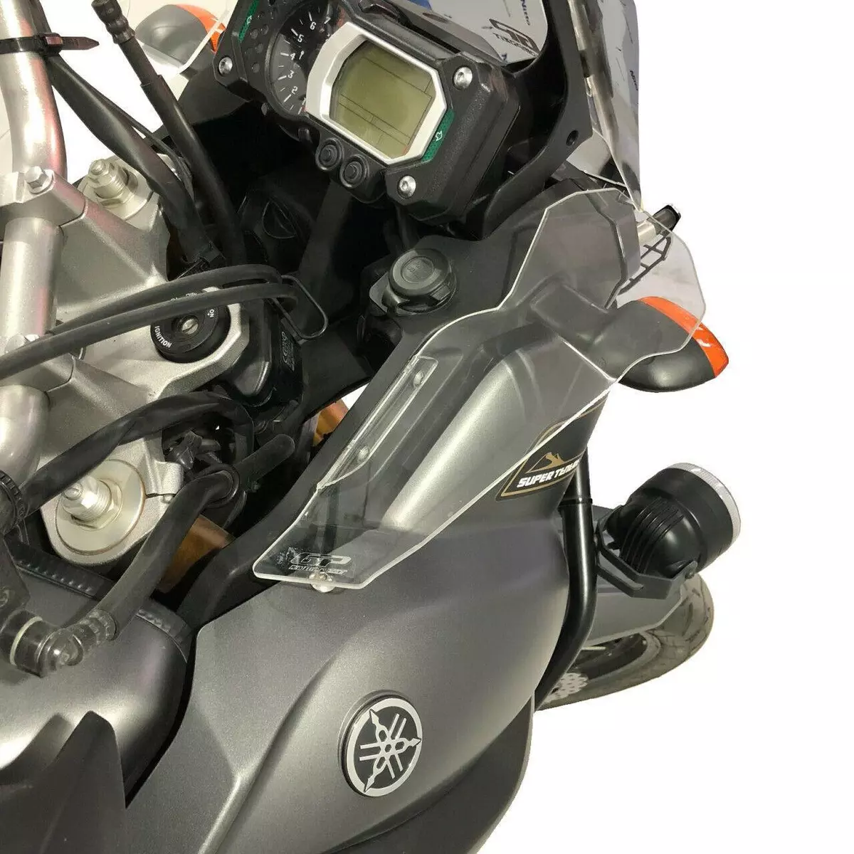 Yamaha XT 1200Z Super Tenere clear side wind deflectors pair 2010