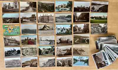 Big Lot of 100 Antique & Vintage Postcards ALL ENGLAND 55 RPPC (No London) UK