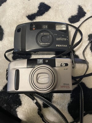 Canon Prima Super 135 Kamera + Pentax Espio im ungeprüften Zustand »