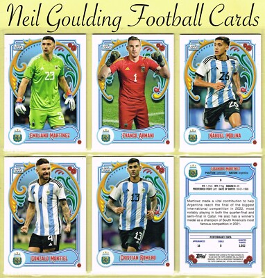 topps 2023 FILETEADO アルゼンチン 75種フルセット メッシ NEW! Topps