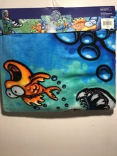24” X 50” Hooded Beach/bath Towel Kids Cosmic Sea