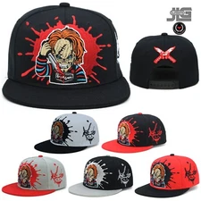 Chucky Good Embroidery Guys Snapback Hat Custom Embroidered Cap NEW