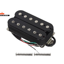 FLEOR Ceramic Guitar Humbucker Pickup Double Coil Pickup 4-Wires Zebra/Black/Whi
