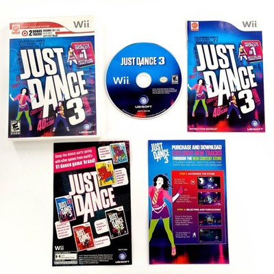Just Dance 3 (Nintendo Wii, 2011) Complete Tested & Works