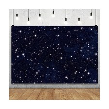 YongFoto Night Sky Stars Backdrop 20x10ft Universe Space Starry Galaxy Stars ...