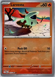 Larvesta (Poke Ball Pattern) 015/086 SV: Black Bolt