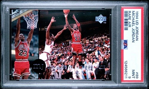 1994 Upper Deck MJ Rare Air #89 MICHAEL JORDAN Menendez Brothers PSA 9 Mint