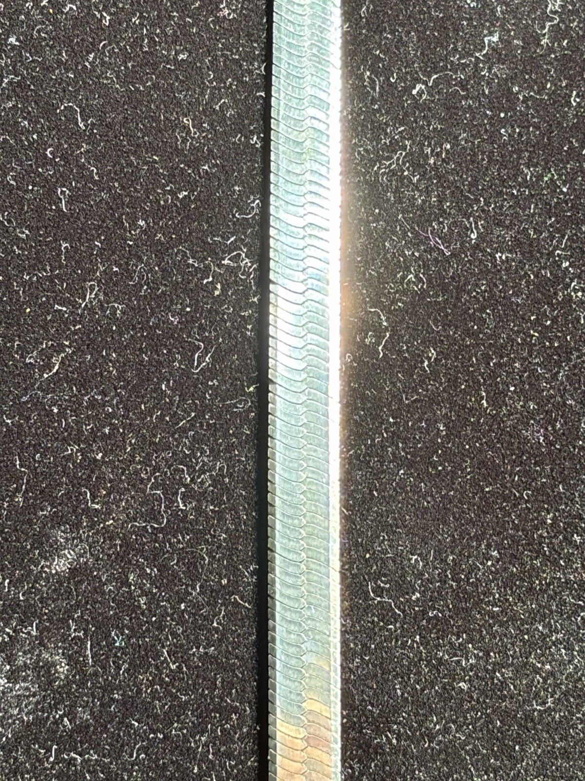 Sterling Silver 36” Two Pattern Design Necklace - image 2