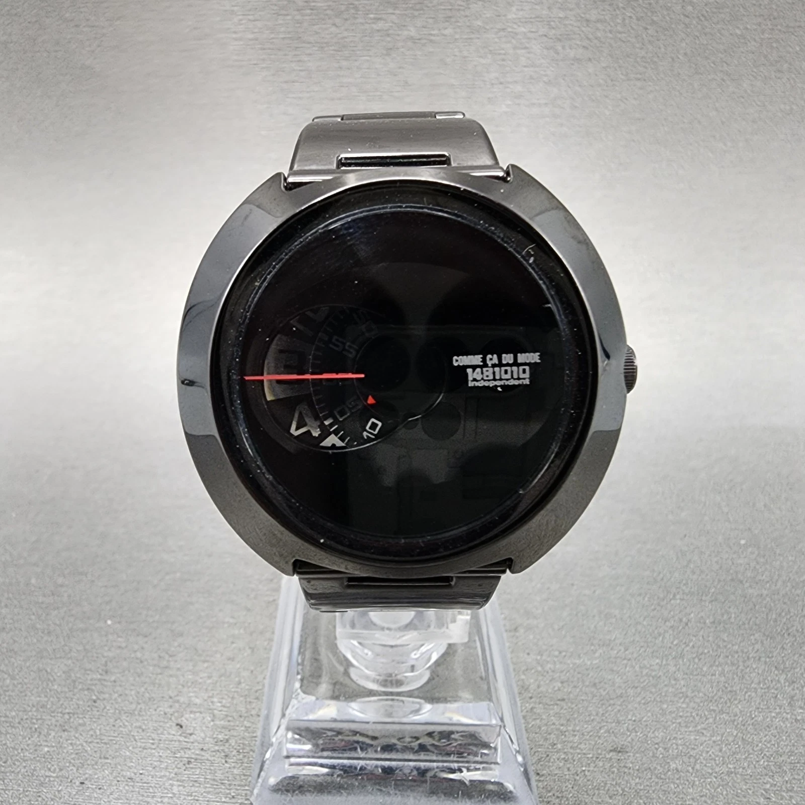 Citizen Independent Jump Hour Watch Men 39mm Black Dial Black 6038-L17106 PARTS