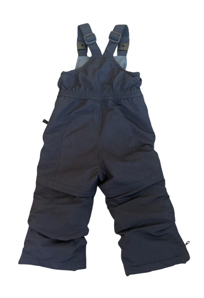 Lands' End Squall Toddler Black Ski Snow Bib Size 2T Youth Unisex Boys Girls - Image 4 of 4