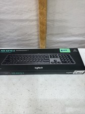 New Logitech MX Keys S Black Wireless Keyboard Master Series