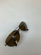 Suncloud Patrol Polarized Aviator Sunglasses Metallic Brown Frame Amber Lens