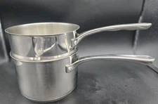 Princess House 18/10 Stainless Steel 3qt 2qt Double Boiler Pans No Lid