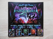 Magnum Band Autographs Signed CD Booklet "Escape from the Shadow Garden - Live"