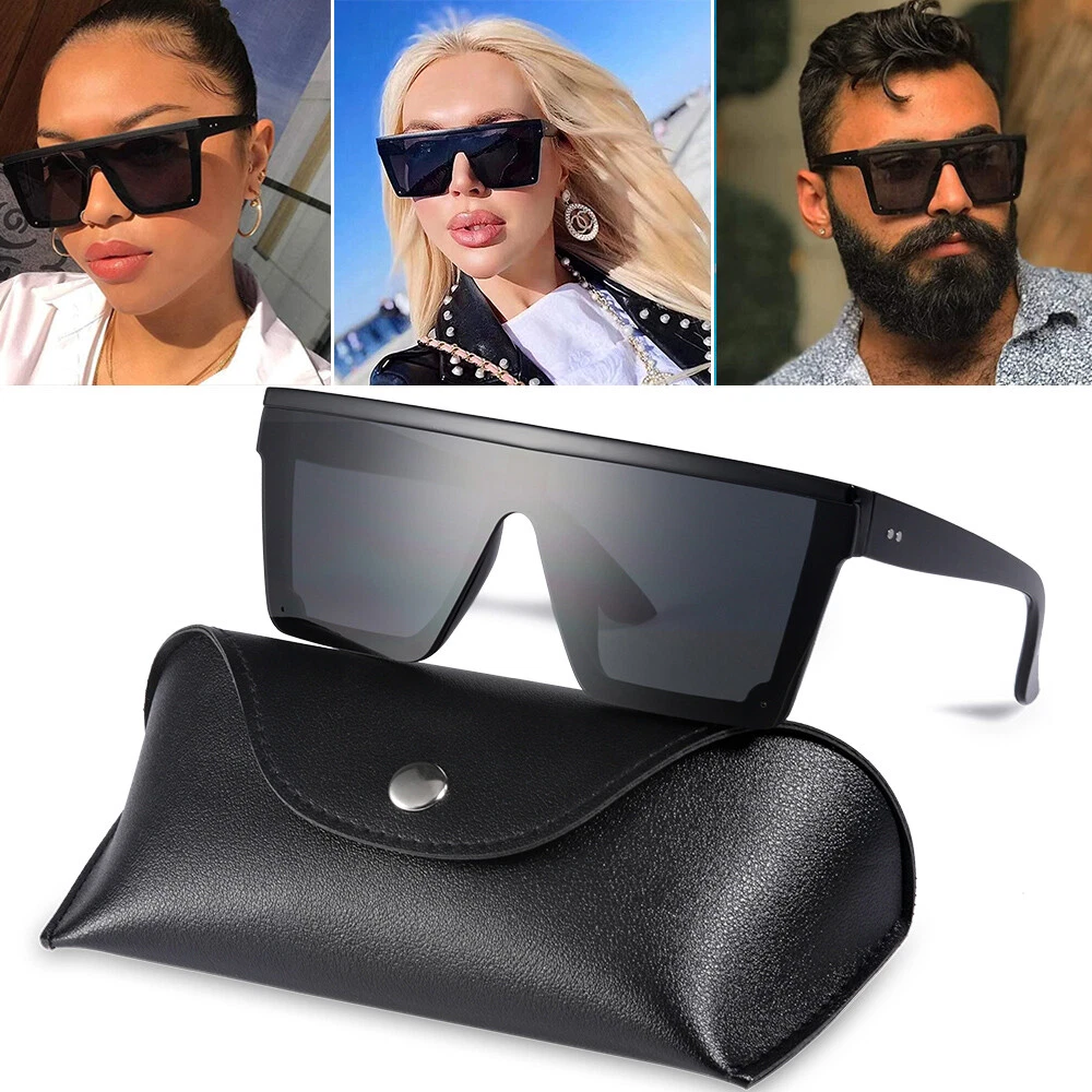 Fashion Trendy Big Square Luxury Rhinestone Sunglasses Women Shades Ey –  T's Boutique