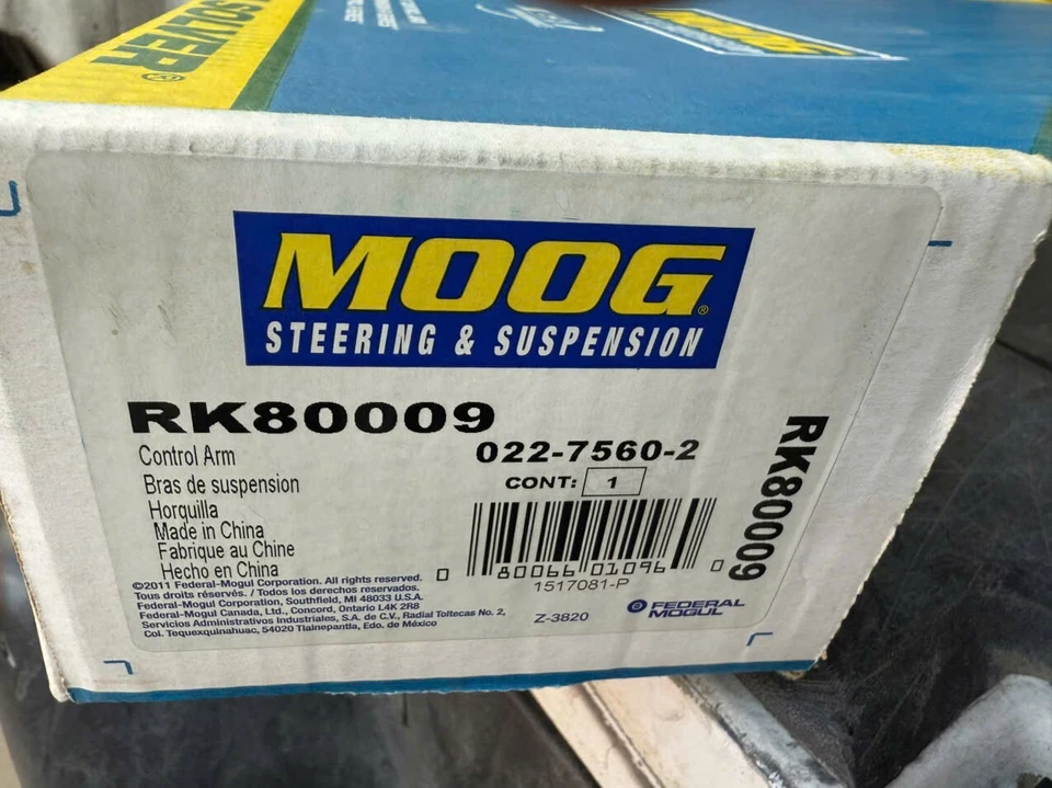 Brazos de control Moog RK80009 conductor delantero lado izquierdo inferior con rótula(s) mano Foto 2 de 2