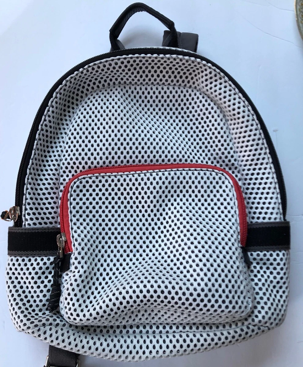Fossil Gray and Peach Mesh laptop Backpack Fossil | Bags | Fossil Gray And Peach Mesh Laptop Backpack  main image 3