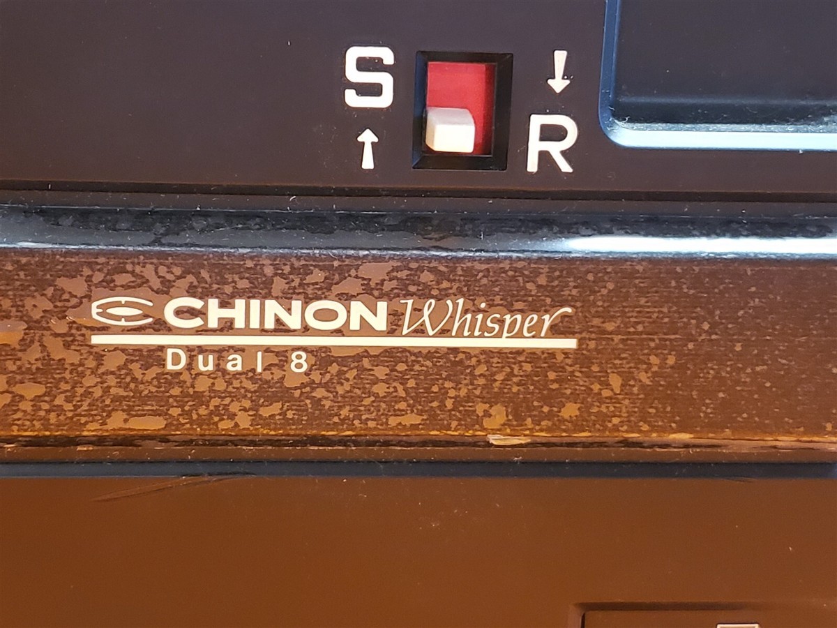 **AS IS** Chinon Whisper Dual 8 Model 727 8mm Projector READ | eBay