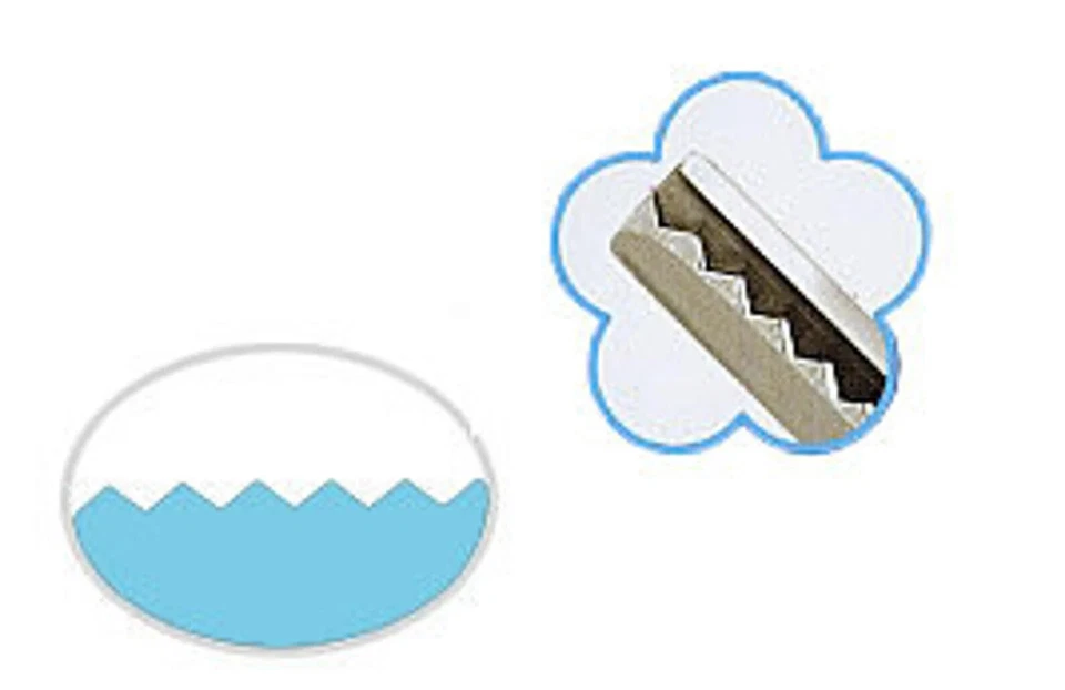 Tesouras X'Sor Pinking 8 1/2" com alças de plástico - 28 peças - Imagem 2 de 2