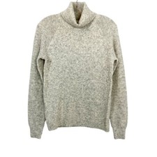 NEW LOFT Oatmeal Gray Long Sleeve Turtleneck Pullover Sweater - Size XS