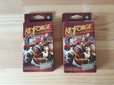 Two Decks - 1 closed Deck and 1 open Deck -FFG Key Forge: Call of The Archon
