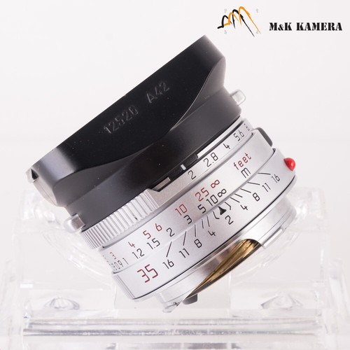 Leica Summicron-M 35mm/F2.0 Ver.4 7 Elements Rare Silver Lens Yr.1993 #977 - Picture 11 of 12