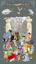 Halloween Parade Digital 24x44 Inch Panel By Anita Jeram, for Clothworks