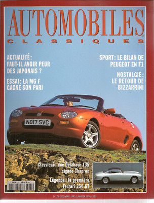 CLASSIC AUTOS 71 MGF DELAHAYE 135 CHAPRON FERRARI 250 GT EUROPA BIZZA
