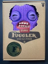 Fuggler Funny Ugly Monster Purple MR NEEDLES 133 Gold Fugg 9 Plush Zuru NEW