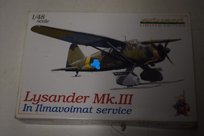 Eduard 1138 Lysander Mk.III in Ilmavoimat Servi limited edition 1:48 NEU mit OVP