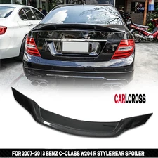 For 07-2013 Benz C Class W204 Sedan Carbon Fiber Style Rear Trunk Spoiler Wing
