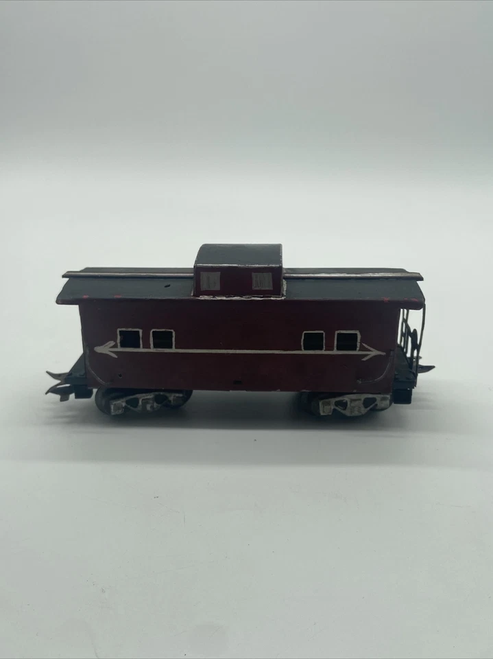 Varney HO Red Caboose Rolling Stock Model Railroad Freight Train Car G - Image 2 of 4