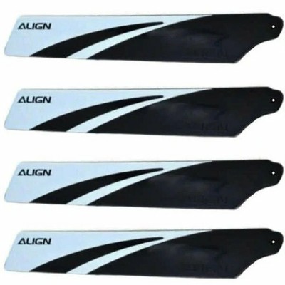 Align T-Rex 150 Hauptklingen - schwarz HD123ABT
