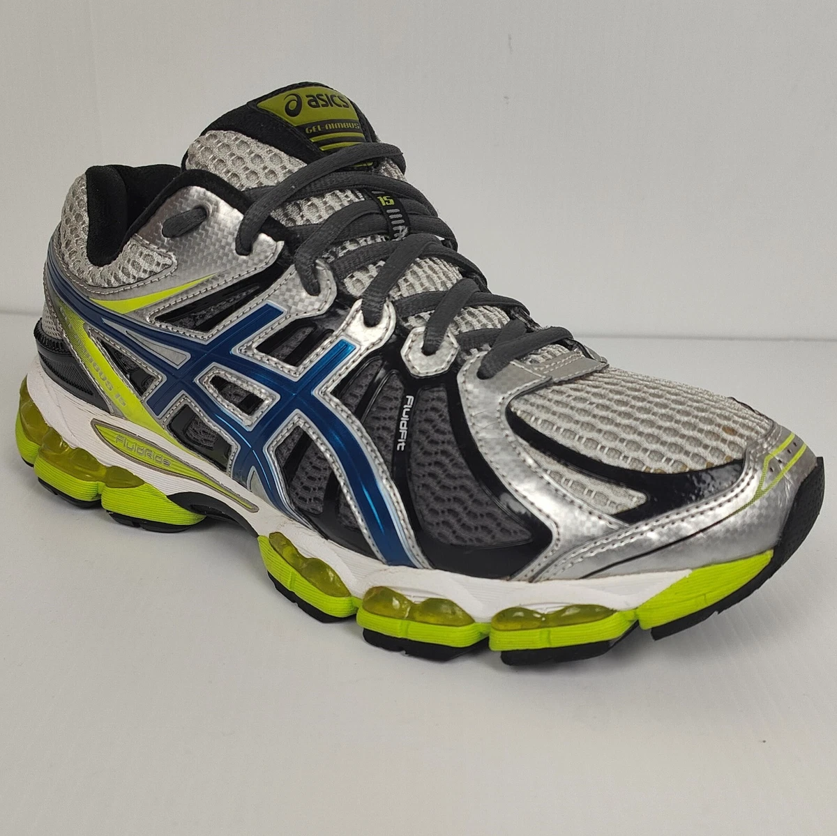 radiator Pluche pop paperback Size 9.5 US Men's ASICS Gel Nimbus 15 Lightning/Blue Steel/Lime t3b0n-9162  | eBay