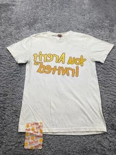 Hyde Park Shirt Adult Small Smiley Face You Aren’t Invited Travis Scott Crewneck