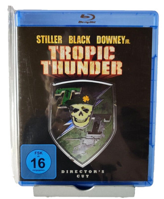 Tropic Thunder (Directors Cut) [Blu-ray] Robert Downey Jr. NEU OVP