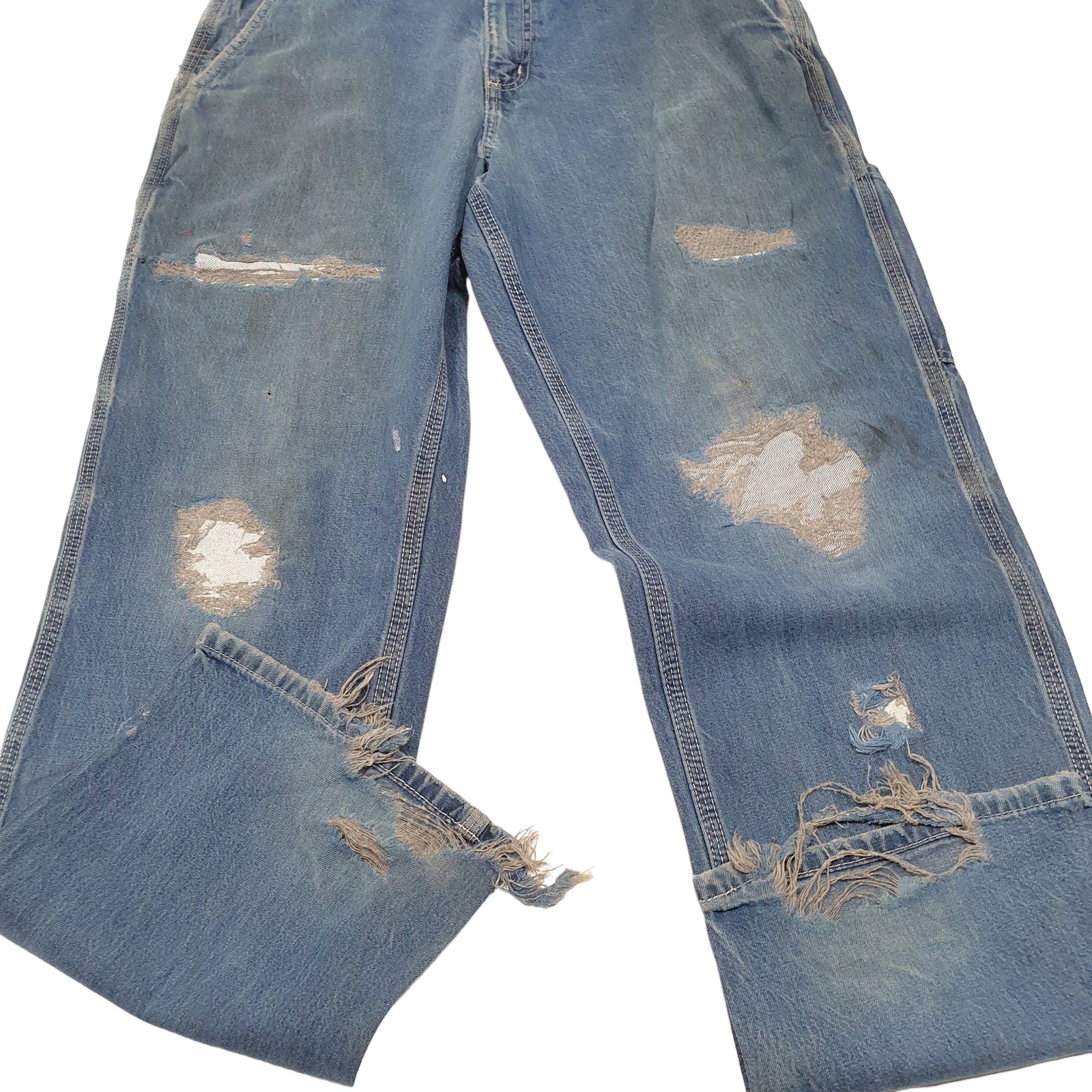 CARHARTT 290-83 Jeans Regular Fit Trousers Carpenter Flame Resistant W34 L32 image 4