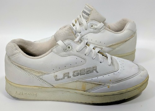 Vtg L.A. Gear Womens 10 Hot Shots Low Athletic Walking Shoes White - Picture 3 of 8