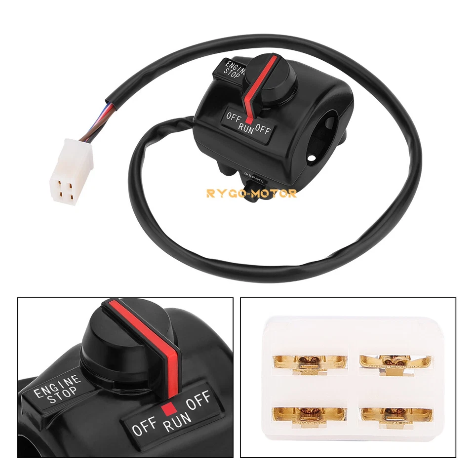 Interruptor de parada de arranque del acelerador del manillar derecho para Yamaha XS400 XS650 XS650S XS650S2 Foto 3 de 4