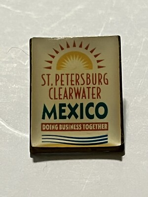 Vintage Travel Pin. 1 in Pin. St. Petersburg Clearwater. Mexico 