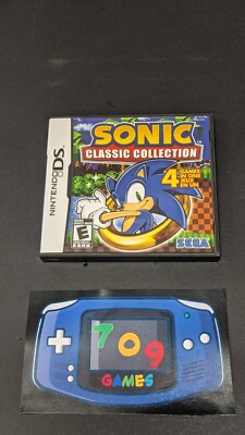 Sonic Classic Collection (Nintendo DS, 2010) 3DS