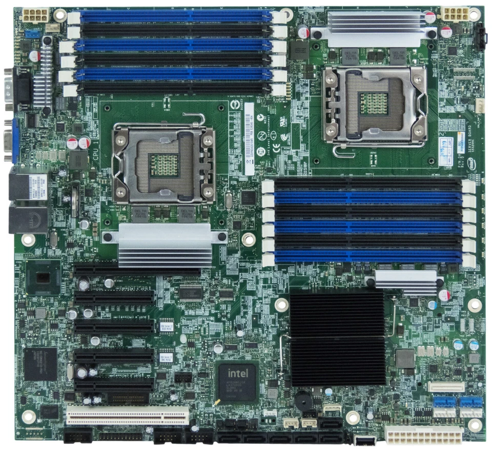 Intel S5520HC Dual LGA1366 12x DDR3 E26045-454 PCIe PCI SATA - Image 2 of 2