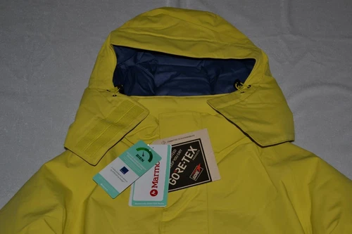 AUTHENTIC MARMOT GORE TEX MEN'S MAMMOTH PARKA  LIMELIGHT  NEW   #91490 image 2