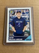 Seth Mejias-Brean Everett Aquasox 2024 Autographed Card Seattle Mariners Signed